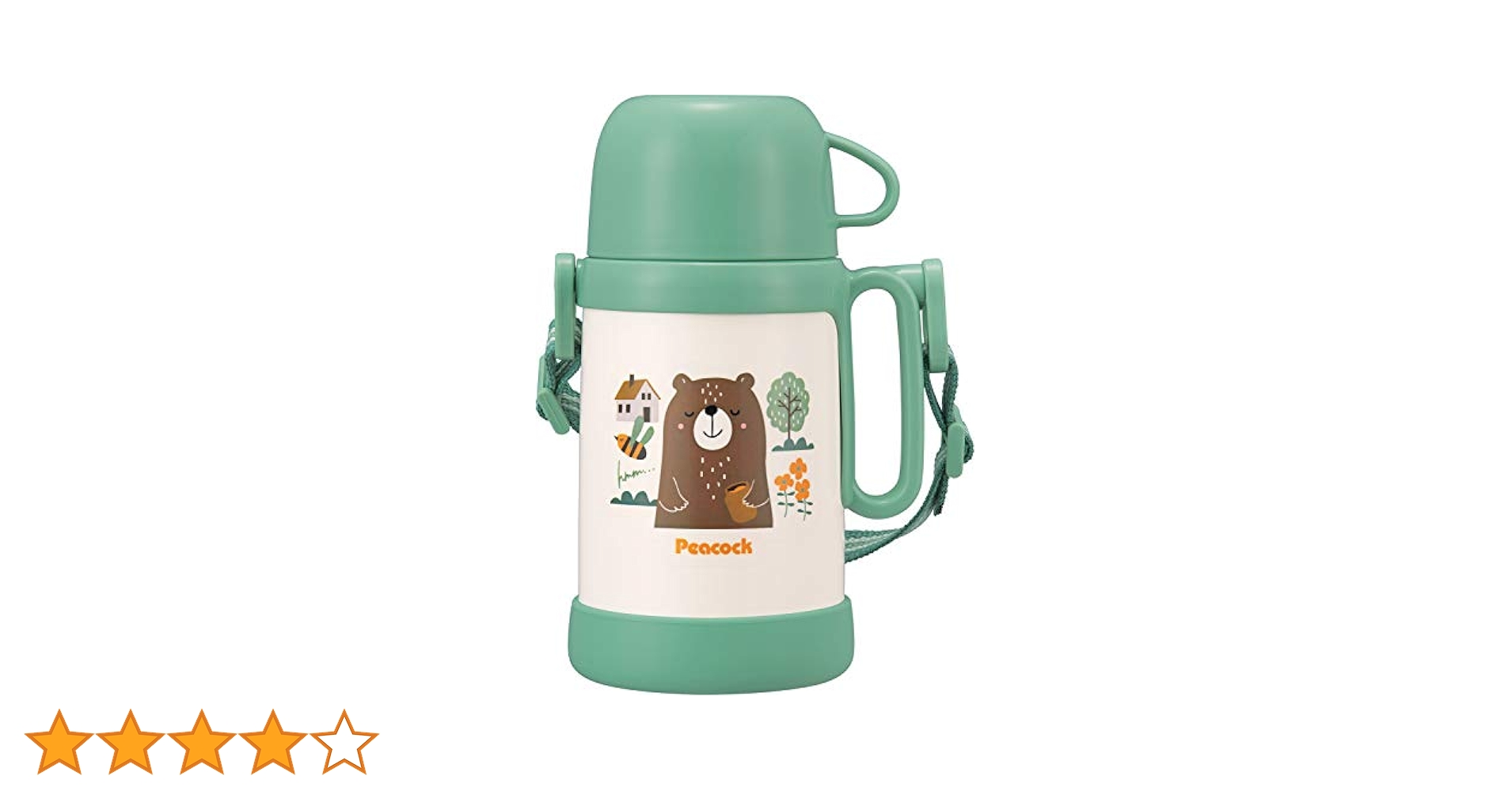 Amazon｜ピーコック 水筒 子供 450ml キッズ ベビー 用